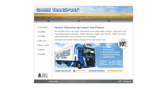 Desktop Screenshot of garbetransport.de